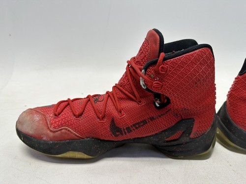 Nike LeBron XIII 13 Elite University Red & Black & Crimson - Sz 13 - Picture 7 of 12