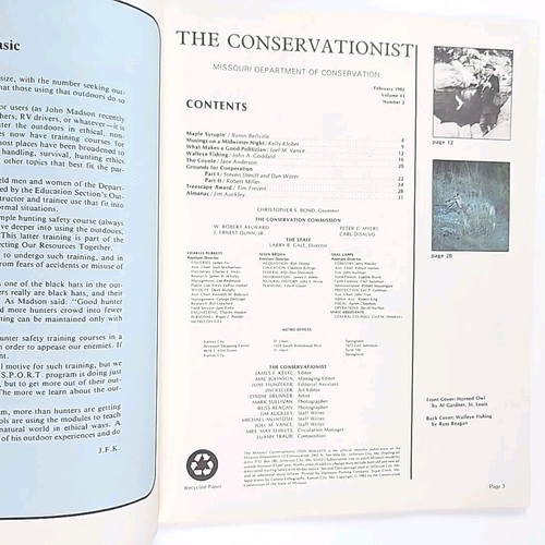 Missouri Conservationist 1982 Jan, Feb, Apr, May, Jun, Jul, Sept, Oct, Nov, Dec - Picture 22 of 24