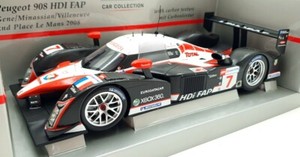 ミニカー PEUGEOT 908 HDi FAP 1/18 MINICHAMPS Peugeot 908 HDI FAP #7 - die cast - gotowy model