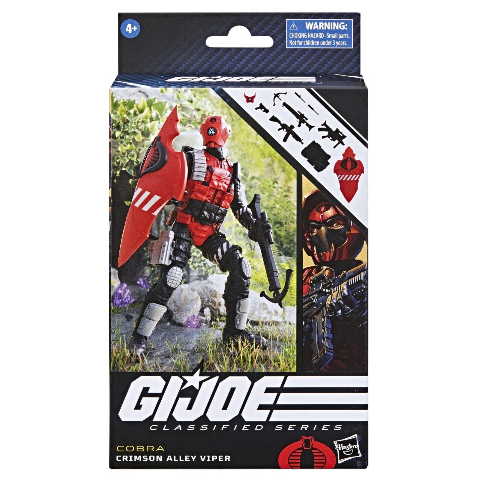 GI Joe Classified Series Alley Viper Action Figure 34 Collectible Premium  Toy, Multiple Accessories 6-Inch-Scale with Custom Package Art