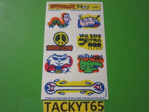 PEE WEE’S (HERMAN) SPIELHAUS TATTOO BLATT 12 STÜCK - Bild 5 von 12