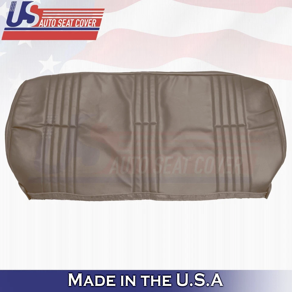 1996 For GMC Sierra C/K 1500 2500 3500 Top & Bottom Bench Vinyl Seat Covers Tan - Image 4 of 4