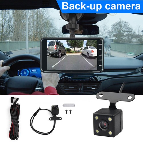 Cámara grabadora de video de doble lente frontal trasera interior HD 1080P para tablero de 4" para automóvil - Imagen 9 de 21