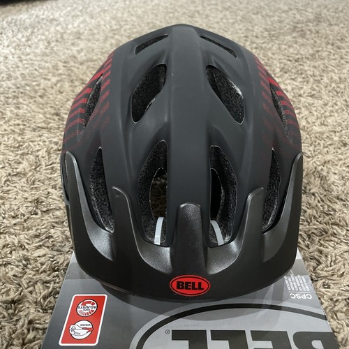 Casco de Bicicleta Juvenil Estilo “Frenesí” Rojo Campana Negro Edades 8-14 * Totalmente Ajustable - Imagen 3 de 7
