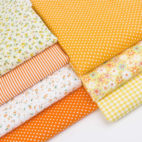 7Pcs 20" X 20" Cotton Fabric DIY Making Supplies Quilting Patchwork Fabric Fat Q - Picture 2 of 12
