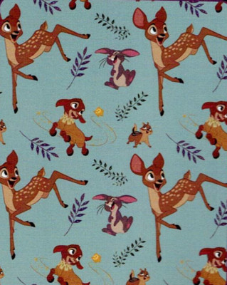 Disney Wish Movie Silky Soft Throw Blanket Bambi 40 X 50 inches
