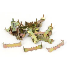 25mm x 7mm x 9mm No Nail Picture Frame Hooks Saw Tooth Sawtooth Hangers 20PCS