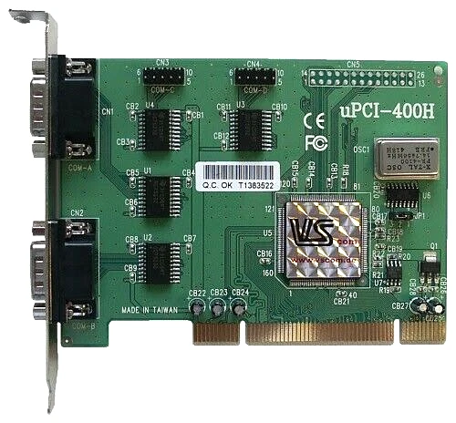 VScom 400H v3 Universal PCI 4x RS232 2x DB9 uPCI-400H Tarjeta UART Interfaz Serie Foto 4 de 4