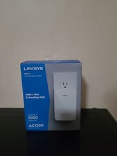 Linksys Boost WiFi Range Extender AC1200 up to 1.2Gbps White New open box