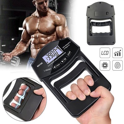 Hand Dynamometer, Griff-Kraft Trainer 0-120kg - Electronic Grip Tester