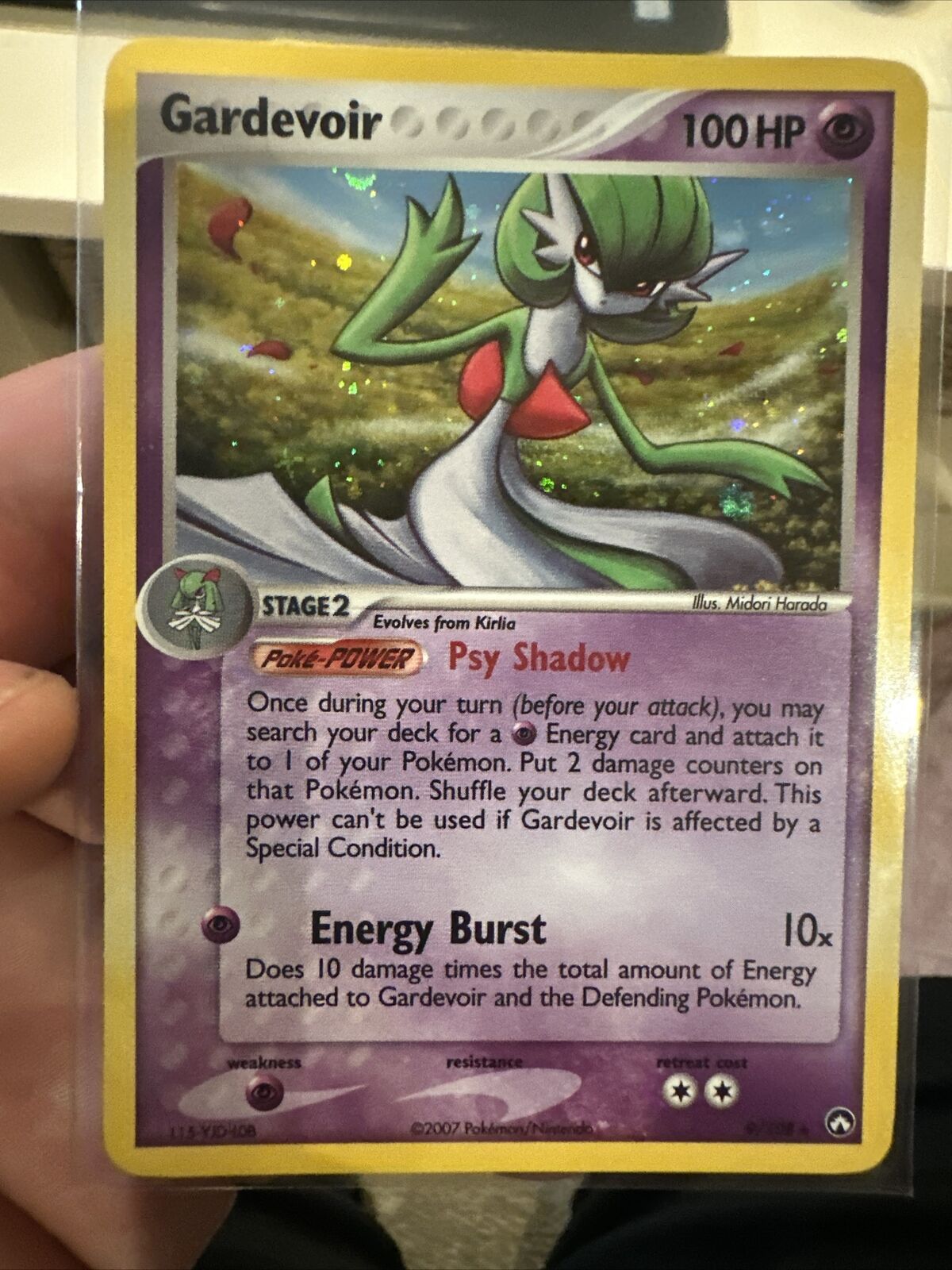 Mavin  Gardevoir Stamped Holo / Shiny Pokemon TCG Card EX Power Keepers  9/108 NEAR MINT