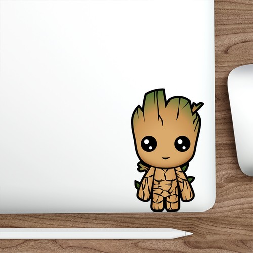 Baby Groot Life Size Wall Decal Perfect for Car Windows Laptops Phone Case (6ft) - Picture 10 of 13