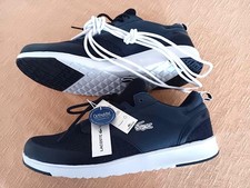 LACOSTE SNEAKERS MEN SIZE 10.5 US EXTRA PAIR SHOEIACES ORTHOLITE INSOLE