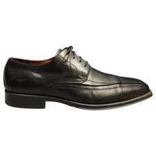 Johnston & Murphy Oxford Dress Shoes Mens US 12 Black Leather Square Toe 20-6461