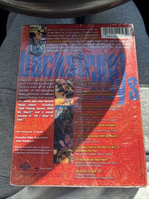 Backstreet Boys - All Access Video (VHS, 1998, Video and CD) for