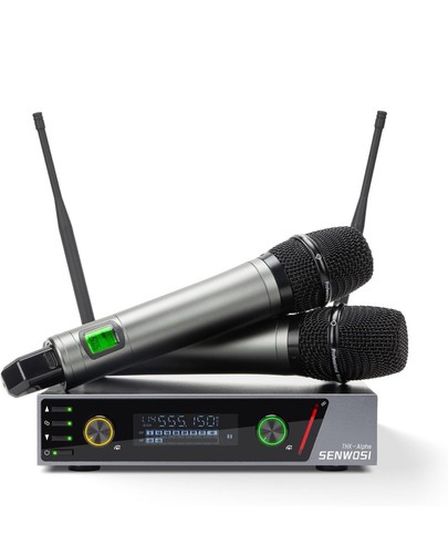 THX-ALPHA Dual Channel UHF Metal Wireless Mic System 2 Wireless Handheld Mics - Picture 6 of 14