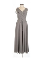 Jenny Yoo Collection Women Gray Casual Dress 12