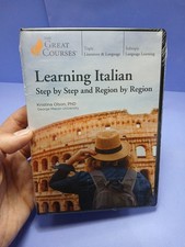 The Great Courses: Learning Italian - Step by Step 2020, 4-Disc DVD Set SEALED