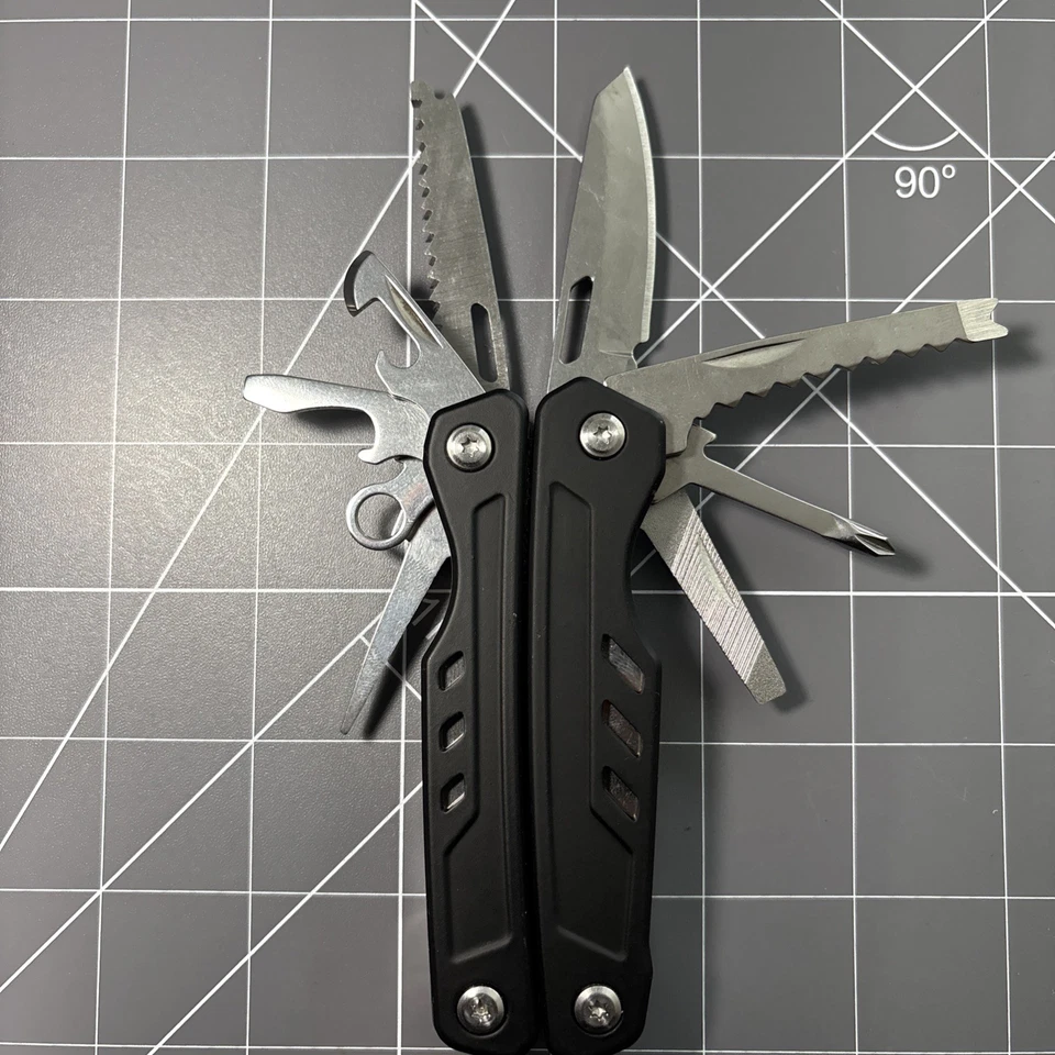 Ozark Trail 17-In-1 Multi Tool Pliers,Wire Cutter,Saw, Knife W/Sheath in Black - Image 3 of 4