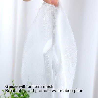 100 Sheet Disposable Gauze Face Masks Highly Absorbent Full Cover Breathable FSK