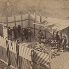 Unknown Photograph Construction Site in Iquique Chile Historic Circa 1885