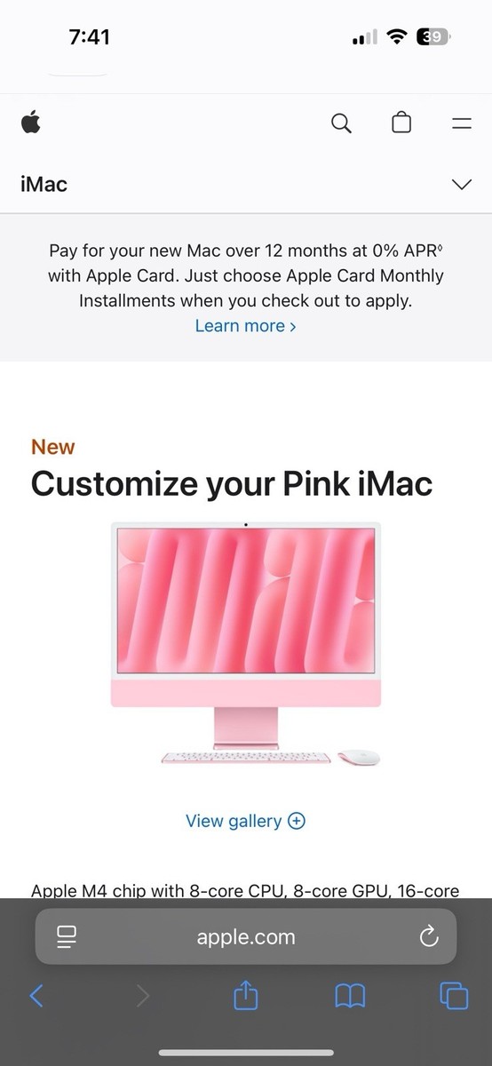 Apple iMac 2021 ー ピンク Amazon.com: 2021 Apple iMac with Apple M1 Chip with 8-core