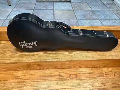 2010 Gibson USA Les Paul Hardshell Case Black White Snakeskin