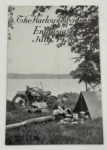Original Vintage HARLEY-DAVIDSON ENTHUSIAST Magazine - Complete Year 1931 - Picture 14 of 24