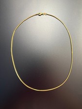585 Goldkette 14 Karat – 6,6 g massiv, 43cm, elegante Schlangenkette, wertstabil