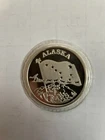 1984 JM Johnson Matthey Alaska 25th Anniversary 1 oz .999 Fine Silver Round