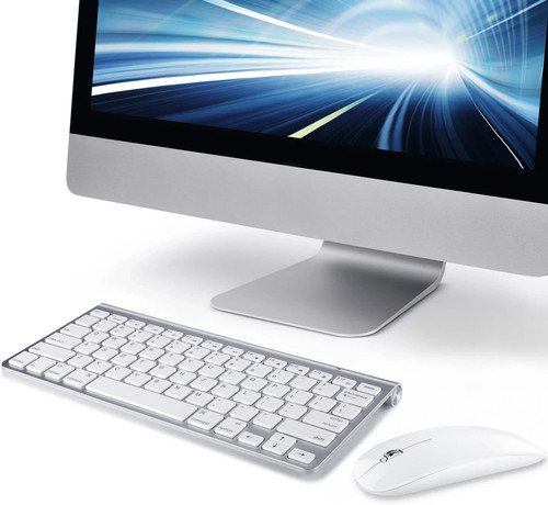 Bezprzewodowa klawiatura i mysz kompatybilna z Imac Macbook Air/Pro (Bluetooth i - Zdjęcie 2 z 8