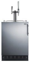 Summit SBC7BRCM2LHD 24"W 5.3 Cu. Ft. - Stainless Steel