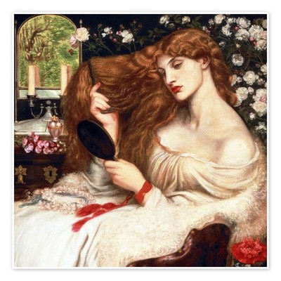 Poster Lady Lilith - Dante Charles Gabriel Rossetti