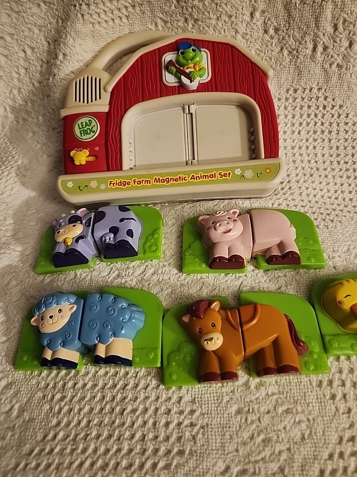 LeapFrog Fridge Farm Magnetic Matching Animal Barn Set 100% Complete Tested - Image 4 of 4