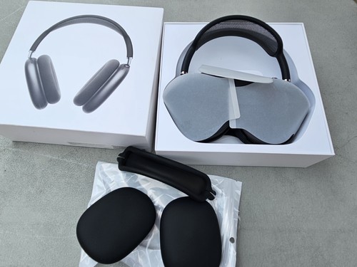 Genuine Apple AirPods Pro Max Headphones - Space Gray. Silicone Cover Included
