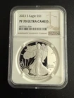 2023-S American Silver Eagle PF70 UCAM NGC Brown Label