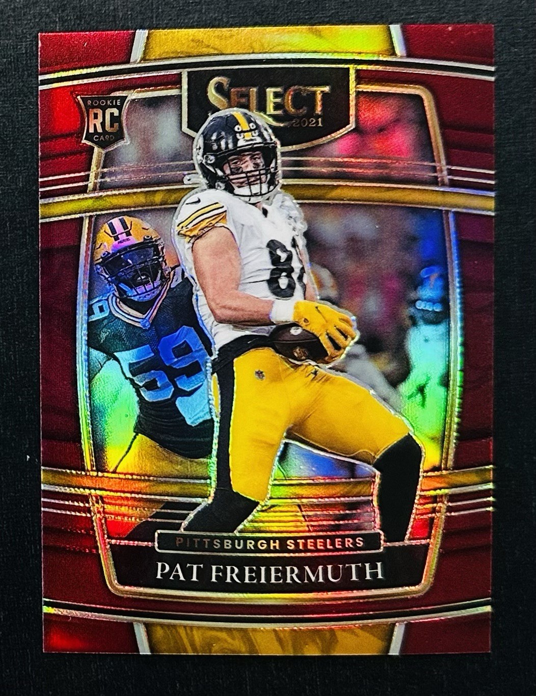 Panini 2021 Select Pat Freiermuth #59 Maroon Prizm /149 Rookie Steelers SP 🔥🔥