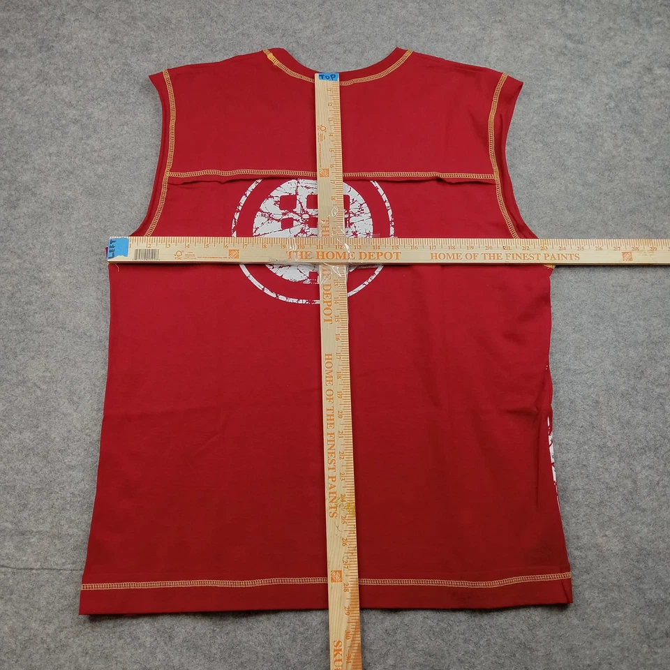 Рубашка мужская большая Red Lion без рукавов без рукавов майка 63 хурма - Изображение 4 из 4