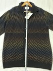 NN07 Thor Gradient Cardigan Sweater Men's M Multi Shades Wool Blend Long Sleeve  — photo 9