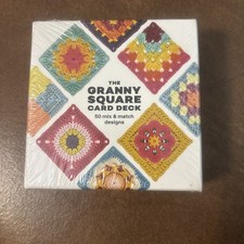 50 Mix  Match Square Designs to Crochet The Granny Square Card Deck