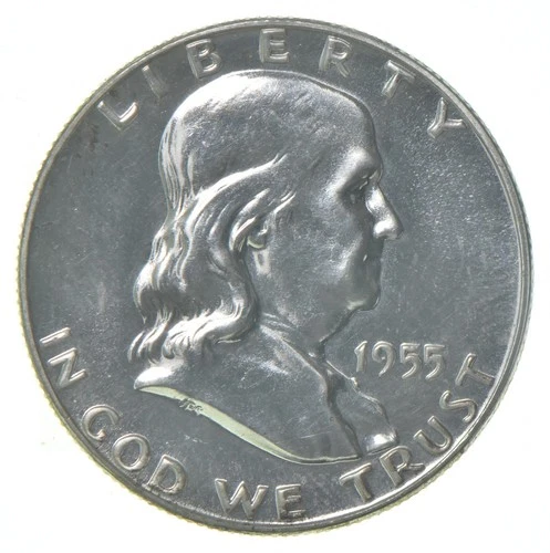 1955 Proof Franklin Half Dollar 90% Silver *9102