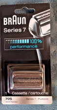 Braun Series 7 70S Replacement Head Cassette Silver Pulsonic 9000 Series