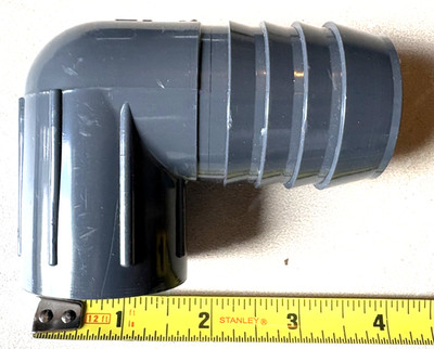 Fitting 90 ELBOW 1''FIPT X 1.5''BARB, PVC Barbed Insert Female Adapter PVCI D2609