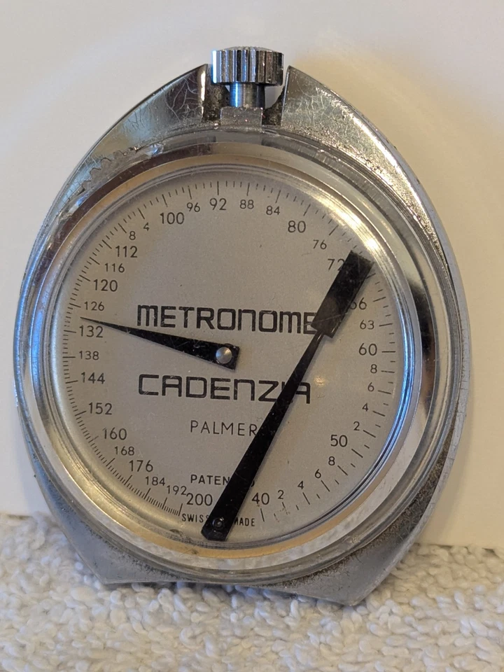 Vintage Palmer Cadencia Pocket Metronome Swiss Made See Details - Image 3 of 4