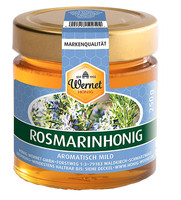 Rosmarinhonig 250G Honig Aus Spanien Imkerhonig Mild Aromatisch Glas Wernet