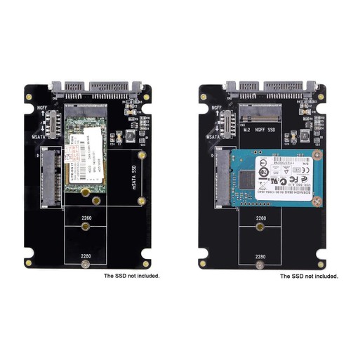 SSD Enclosure 2.5" 480GB M.2 Msata Laptop Internal PC - Picture 2 of 5
