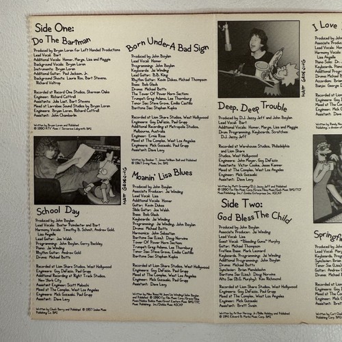 The Simpsons Sing the Blues (Cassette Tape, 1990, Geffen Records) M5C 24308 Vtg - Picture 11 of 13