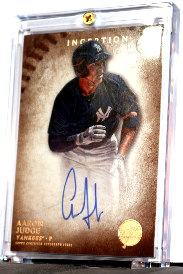 2015 BOWMAN INCEPTION AARON JUDGE RC AUTOGRAPH YANKEES-Mint or Better - Image 3 of 4