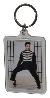 Elvis Presley CD Visionary 2004 Acryl-Schlüsselanhänger in Schwarzweiß
