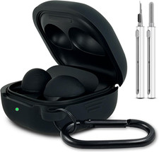 Silicone Case for Samsung Galaxy Buds FE, 2 Pro, 2, Pro, Live with Cleaner Kit 